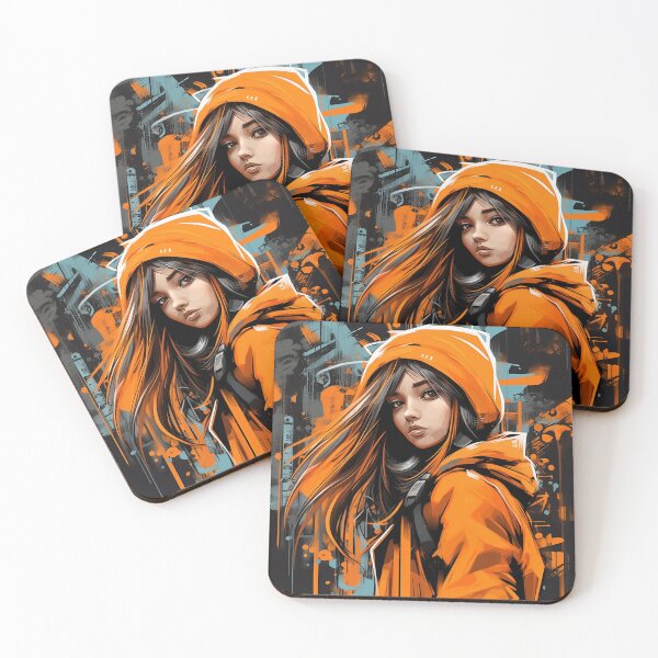 Item preview, graffiti girl in sketchbook style designed and sold by nolutsch.
