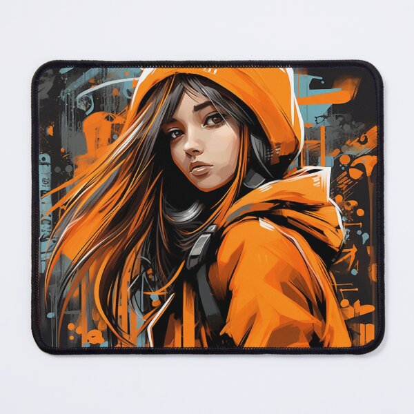 Item preview, graffiti girl in sketchbook style designed and sold by nolutsch.