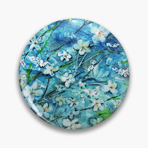 Item preview, Flowering branch in watercolor designed and sold by CatandColours.