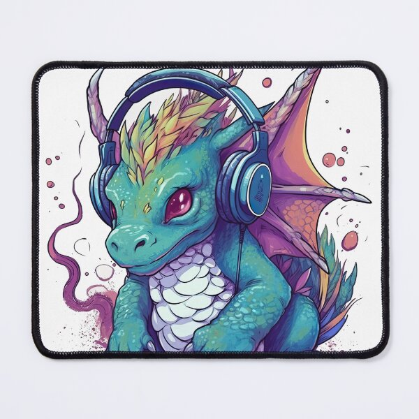Item preview, DragonTunes ANC Headphones - Immersive Over-Ear Design with Wireless Bluetooth Connectivity & Powerful Noise-Cancelling features for a Magical Listening Experience. designed and sold by DooodleGod.