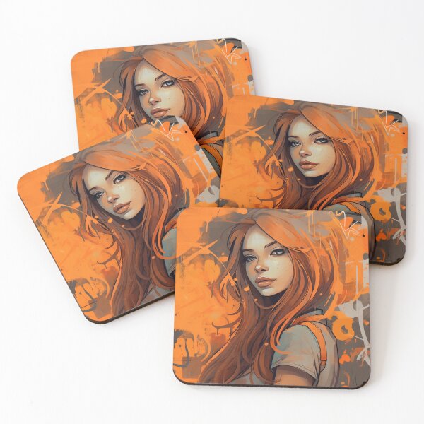 Item preview, graffiti girl in sketchbook style designed and sold by nolutsch.