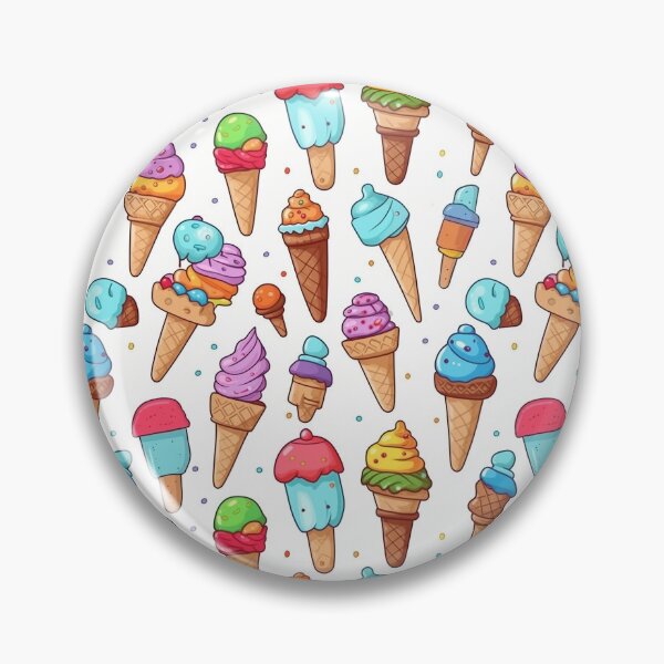 Item preview, ice cream pattern designed and sold by DreamscapePixel.