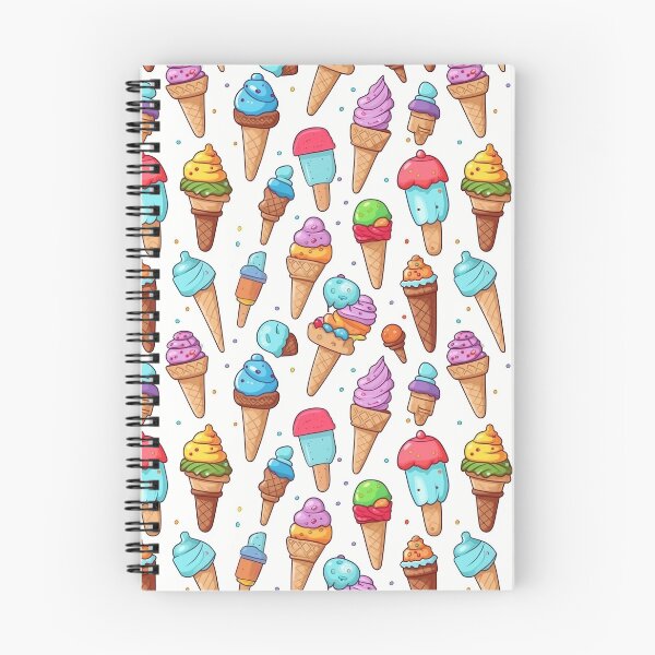 Item preview, ice cream pattern designed and sold by DreamscapePixel.