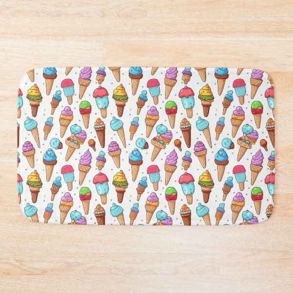 Item preview, ice cream pattern designed and sold by DreamscapePixel.