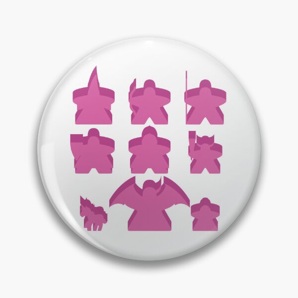 Item preview, DnD Meeples designed and sold by AWoodDesigns.