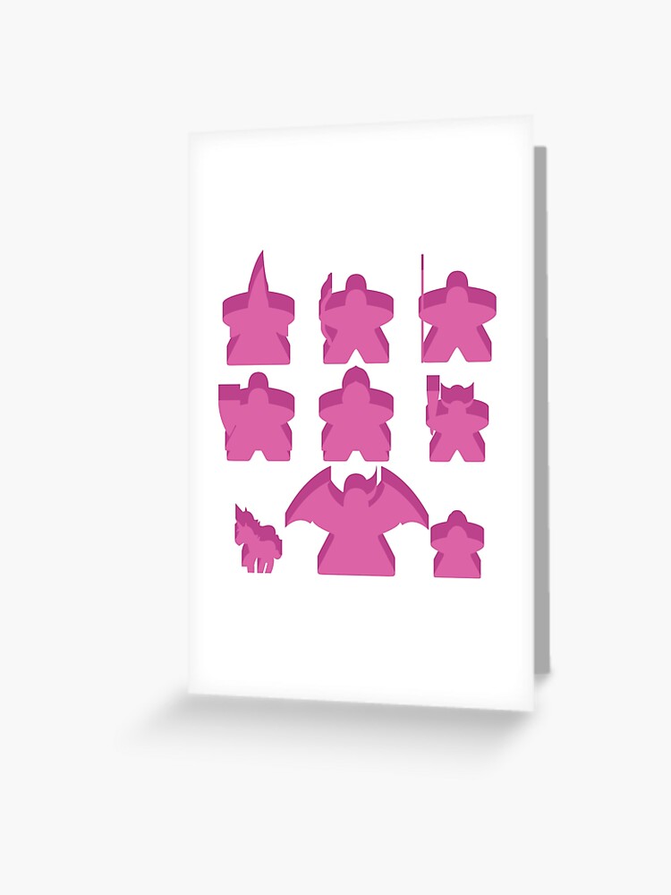 DnD Meeples Sticker for Sale by AWoodDesigns