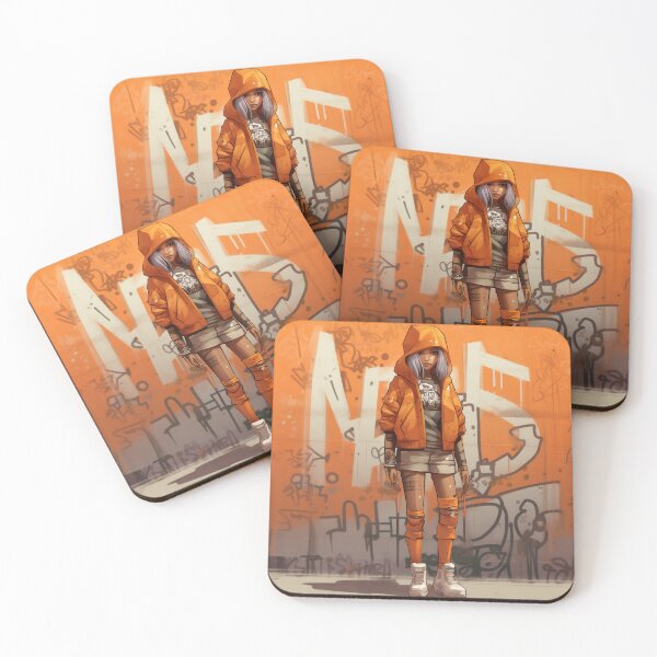 Item preview, graffiti girl in sketchbook style designed and sold by nolutsch.