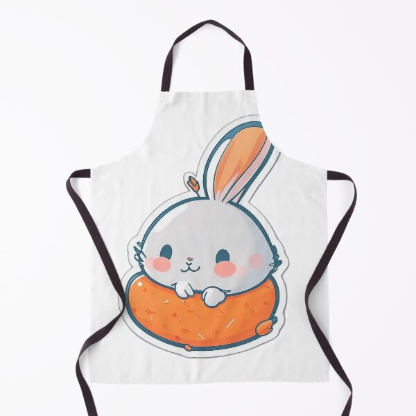 Item preview, Cute bunny white carrot pilow designed and sold by FFixation.