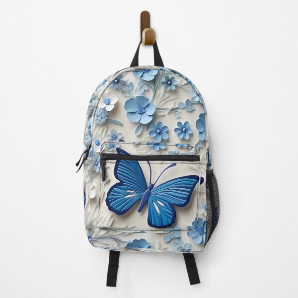Item preview, 3D Forget me Not Flowers and Butterflies designed and sold by LittleLadyMD.