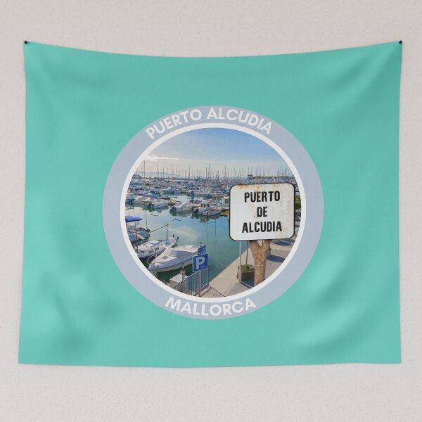 Item preview, Port d'Alcudia, Mallorca, Spain, Europe, designed and sold by LindaLG.