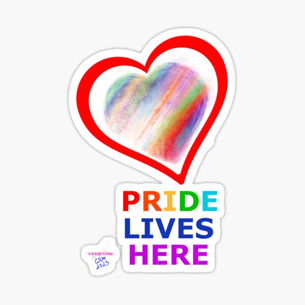 Pride Lives Here Sticker