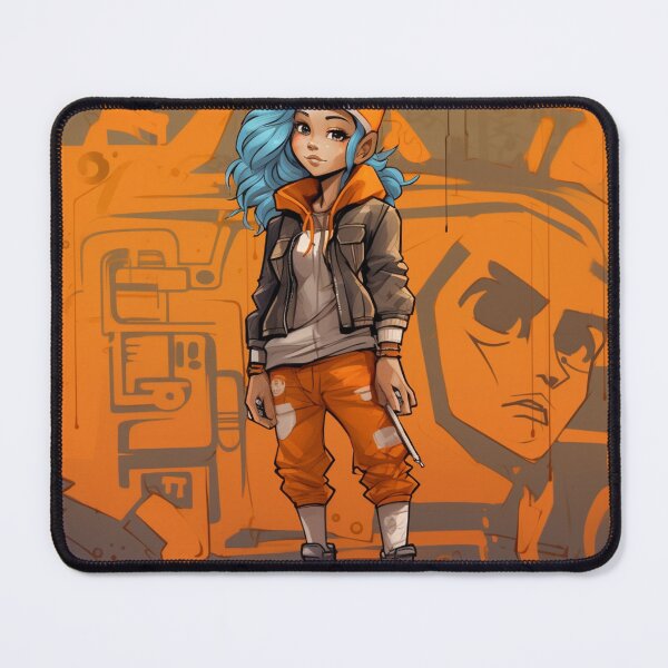 Item preview, graffiti girl in sketchbook style designed and sold by nolutsch.