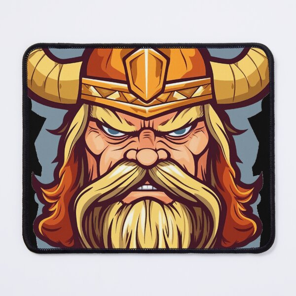 Item preview, Oden: The Mighty Norse God Unleashed Sticker designed and sold by BlahNM505.