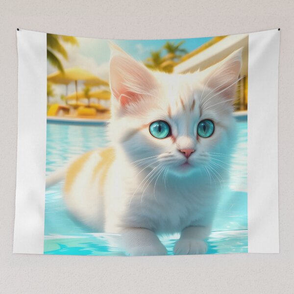Item preview, Little kitten Yuki discovers the pool designed and sold by YuniaMiyu.