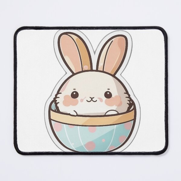 Item preview, Cute bunny in a bowl designed and sold by FFixation.
