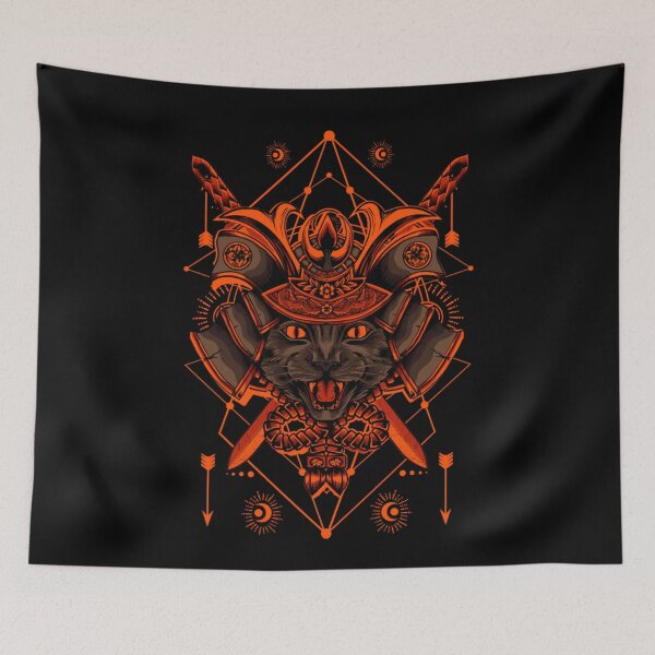 Item preview, Samurai Cat Tama Design  designed and sold by Harsh  Katariya.