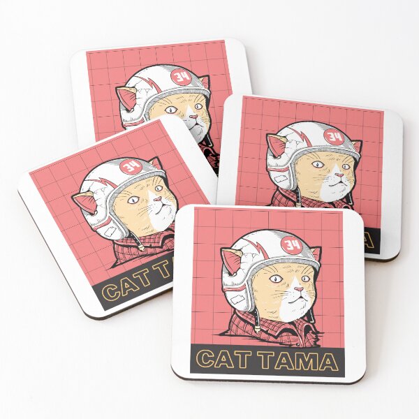 Item preview, Retro Cat Tama Design Variant  designed and sold by Harsh  Katariya.