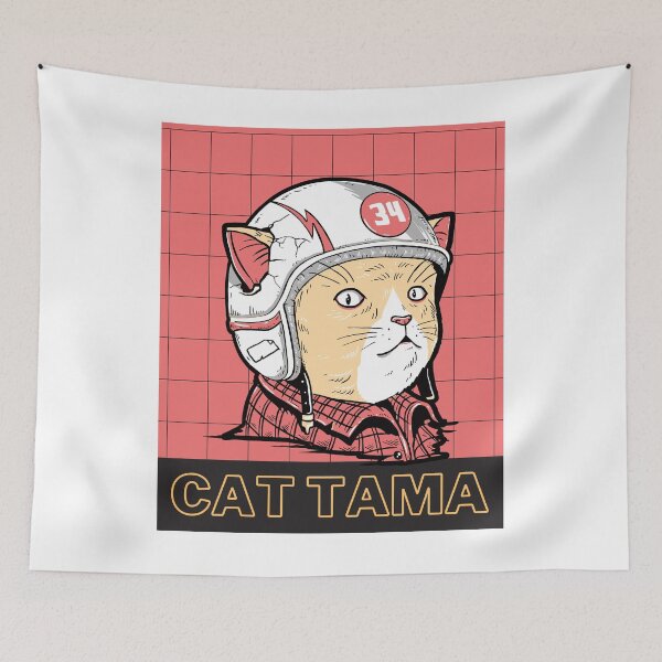 Item preview, Retro Cat Tama Design Variant  designed and sold by Harsh  Katariya.