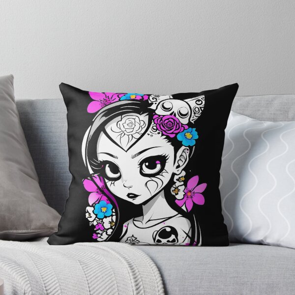 Item preview, Delicate Petal Whispers: Intricate Skull and Floral Motifs designed and sold by Mechanical-Artt.