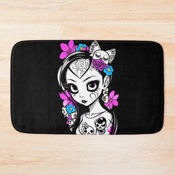 Item preview, Delicate Petal Whispers: Intricate Skull and Floral Motifs designed and sold by Mechanical-Artt.