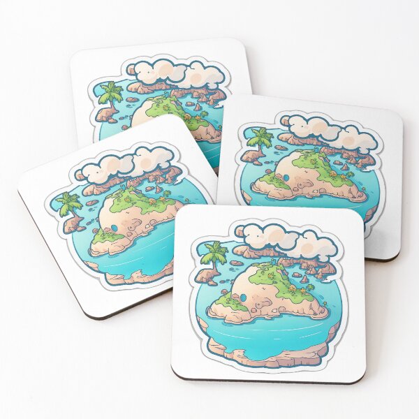 Item preview, Cute island sticker designed and sold by FFixation.