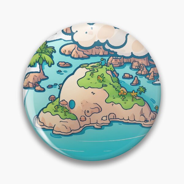 Item preview, Cute island sticker designed and sold by FFixation.