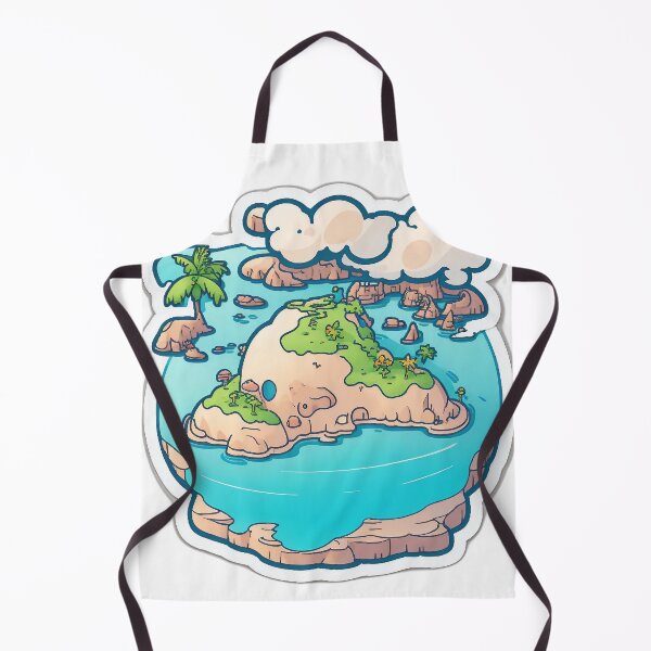 Item preview, Cute island sticker designed and sold by FFixation.