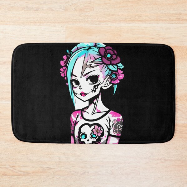 Item preview, Enigmatic Floral Mosaic: Intriguing Skull with Floral Elements designed and sold by Mechanical-Artt.