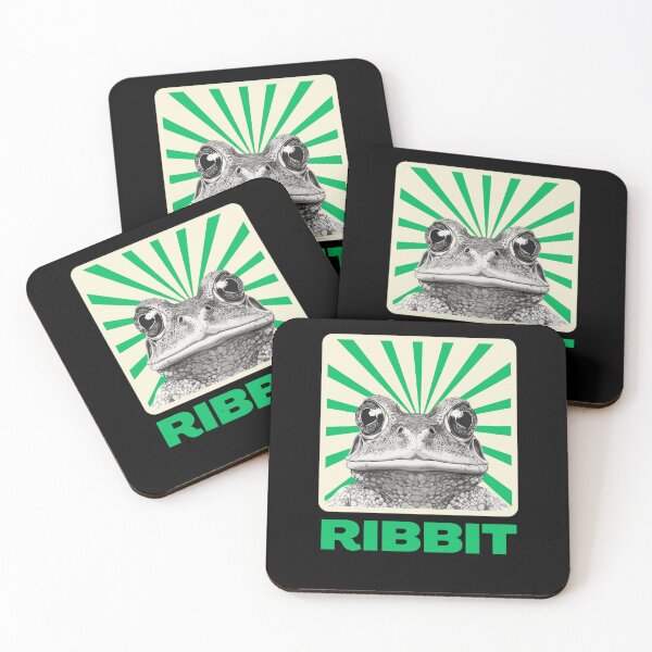 Item preview, Retro ribbit frog - funny frog designed and sold by Straya75.
