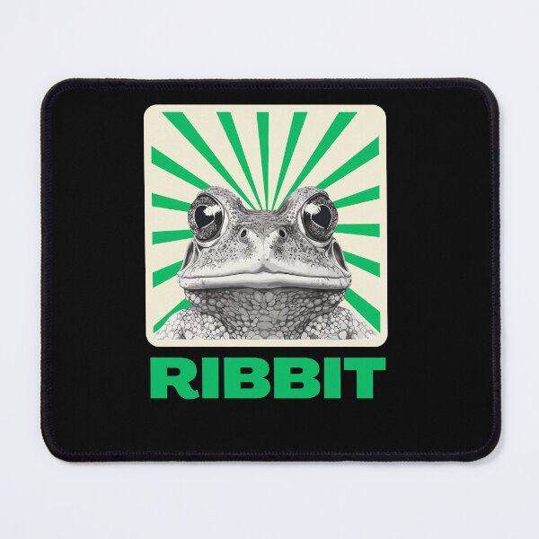 Item preview, Retro ribbit frog - funny frog designed and sold by Straya75.