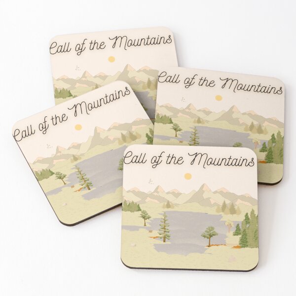 Item preview, Call of the Mountains | Outdoor Camping | Love to Hike designed and sold by LynZorArts.