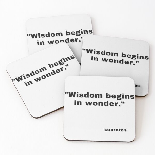Item preview, "Wisdom begins in wonder." designed and sold by Space Explorer  Emporium.