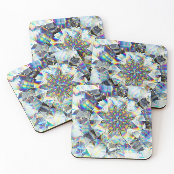 Item preview,  Unique Kaleidescopic pattern, prismatic pattern, multicored, harlequin, varicored patterns designed and sold by Right-UR.
