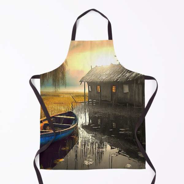 Item preview, Abandoned Shack In Swamp - Liminal Space Digital Concept Art designed and sold by liminal-concept.
