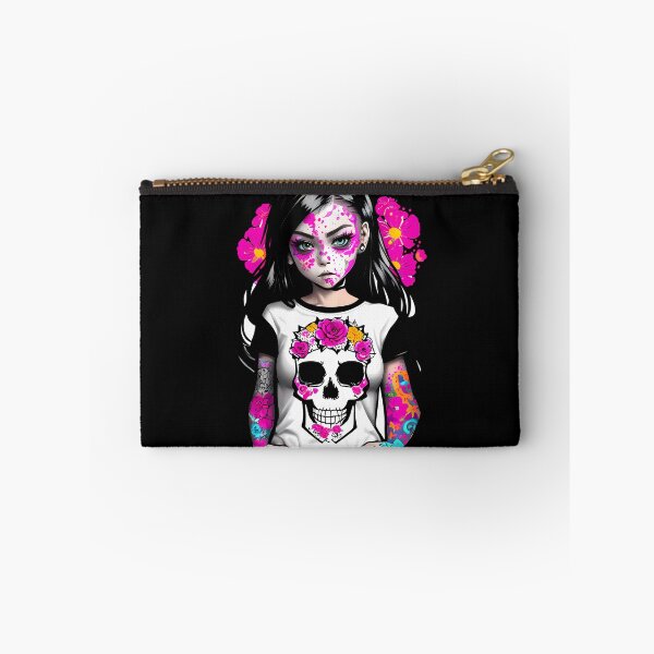 Item preview, Radiant Flowered Emblem: Skull as a Symbol of Floral Power designed and sold by Mechanical-Artt.