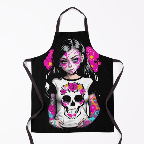 Item preview, Radiant Flowered Emblem: Skull as a Symbol of Floral Power designed and sold by Mechanical-Artt.