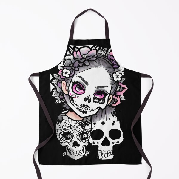 Item preview, Captivating Floral Grin: Enigmatic Skull with Grinning Flowers designed and sold by Mechanical-Artt.