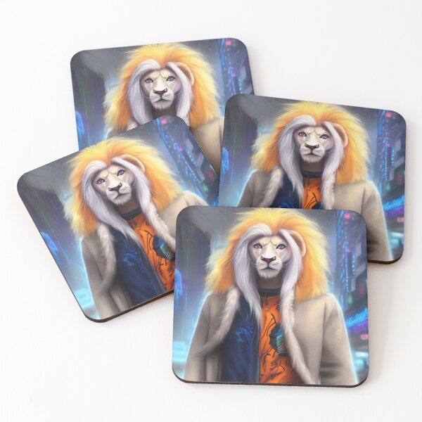 Item preview, lion with character 2 designed and sold by artnftjimmy.