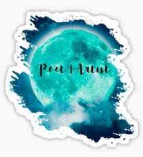 Pegatina Moon Poet | Artista