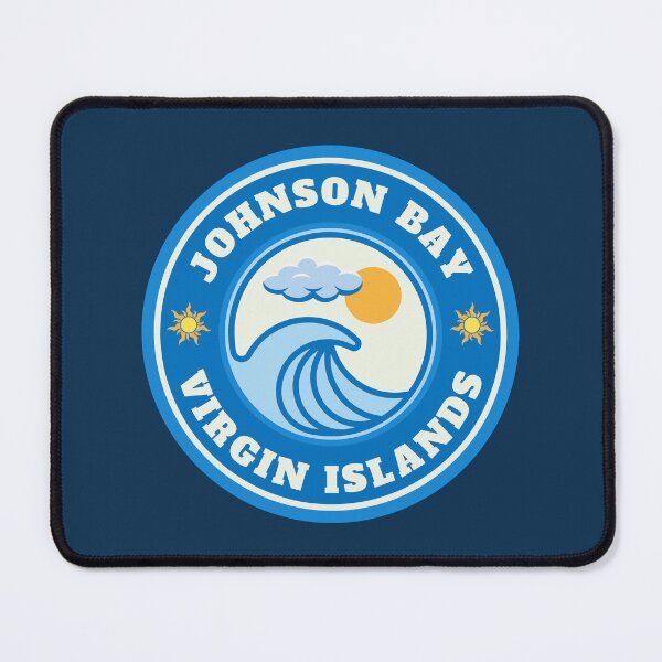 Artikelvorschau, Johnson Bay Beach Saint John Virgin Islands – Vintage-Logo für Sommerreiseziele entworfen und verkauft von Vintage-TM.
