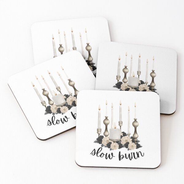 Item preview, Slow Burn Book Sticker designed and sold by MoonMothPrintco.