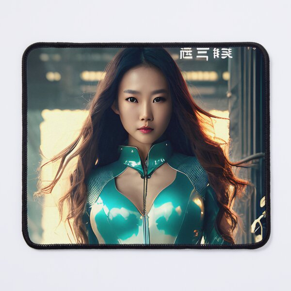 Item preview, Lovely Asian Cyberpunk Portrait - Cool Art designed and sold by joejiing.