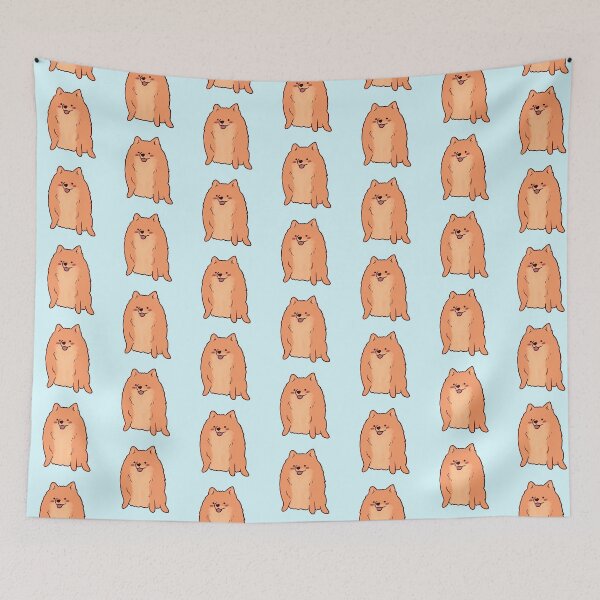 Item preview, pomeranian illustration  designed and sold by Mayarart.