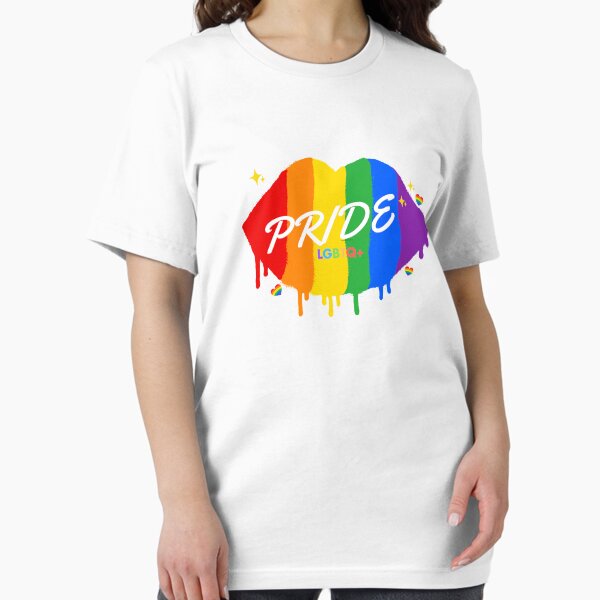 Item preview, LGBTQ Pride Rainbow Love Classic T-Shirt designed and sold by Nimmandesignart.