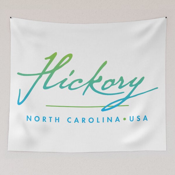 Item preview, Hickory North Carolina Typographic Design designed and sold by Futurebeachbum.