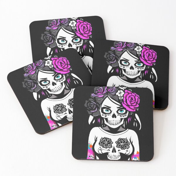 Item preview, Fierce Floral Fusion Skull designed and sold by Mechanical-Artt.