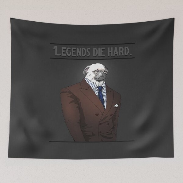 Item preview, Legends Die Hard. designed and sold by WallJamboree.