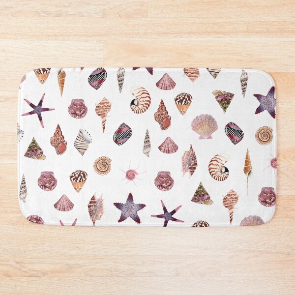 Item preview, SEASHELLS POSTER-white designed and sold by BEATRIZ ABAITUA.