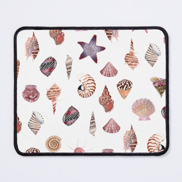 Item preview, SEASHELLS POSTER-white designed and sold by BEATRIZ ABAITUA.
