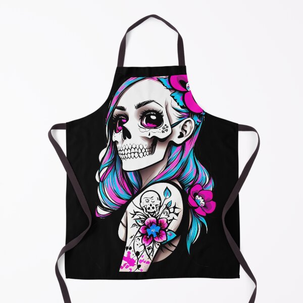 Item preview, Grunge Floral Rebellion Skull designed and sold by Mechanical-Artt.